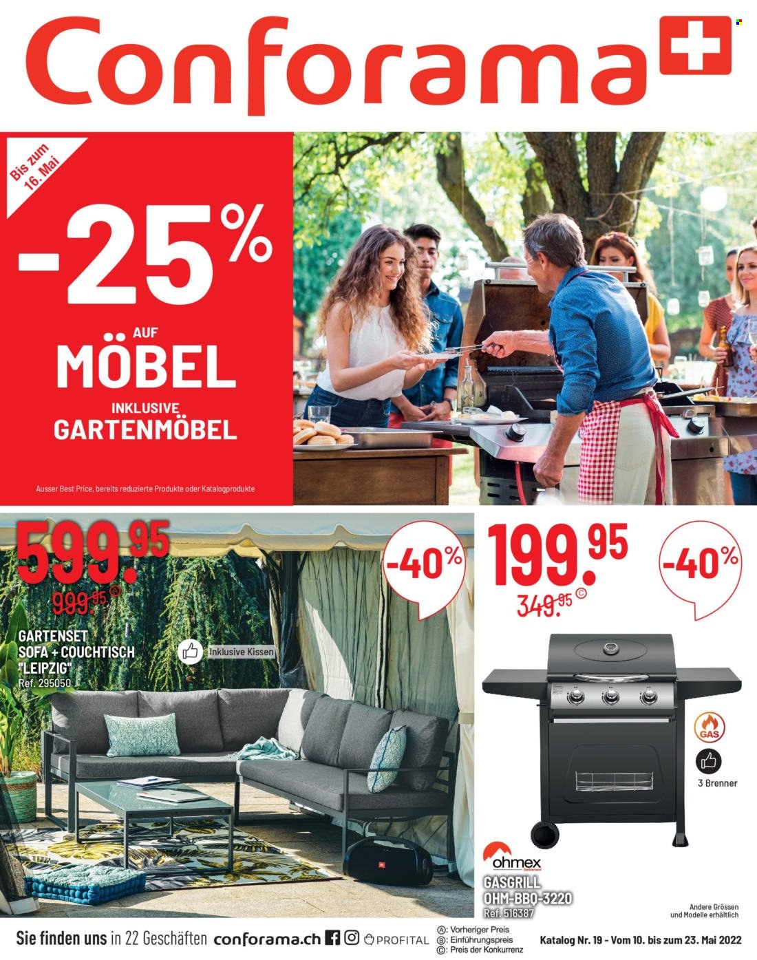 Volantino Conforama - 10.5.2022 - 23.5.2022. Pagina 1