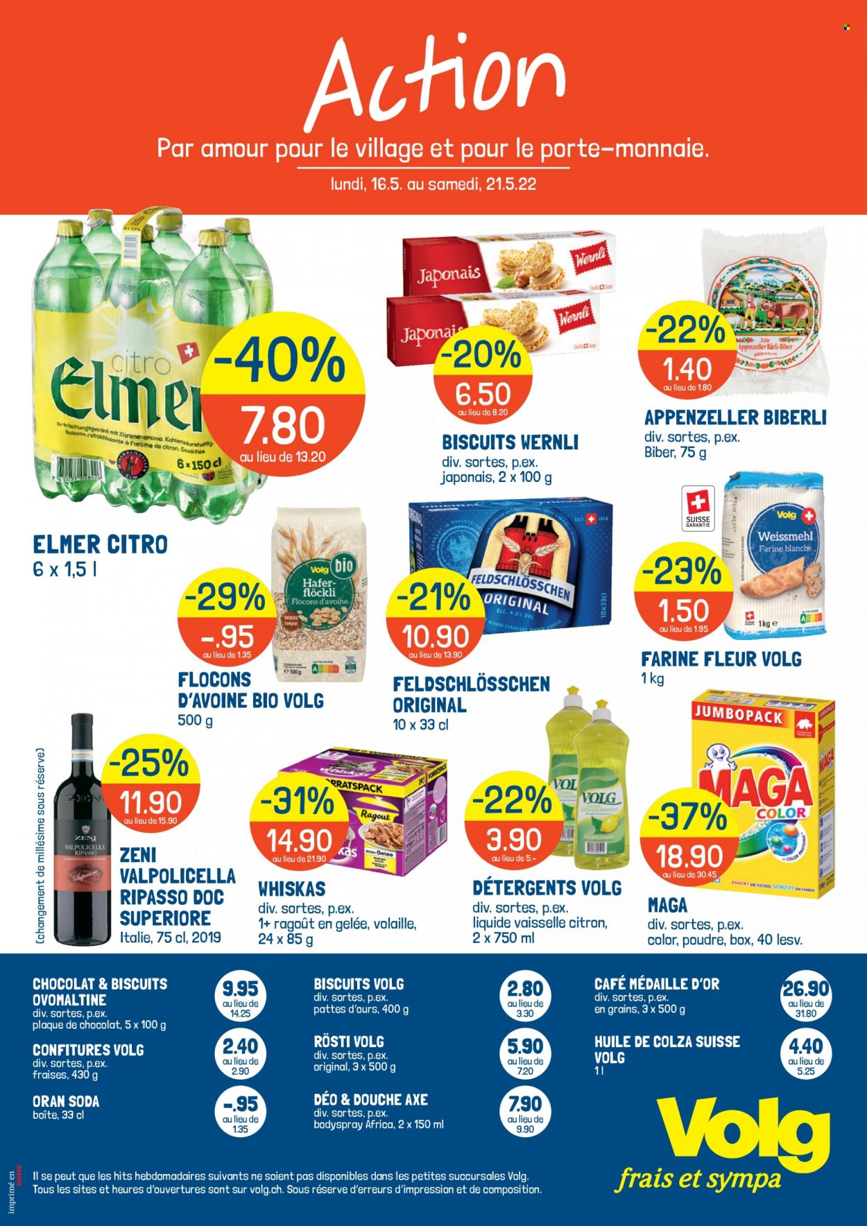 Catalogue Volg - 16.5.2022 - 21.5.2022. Page 1