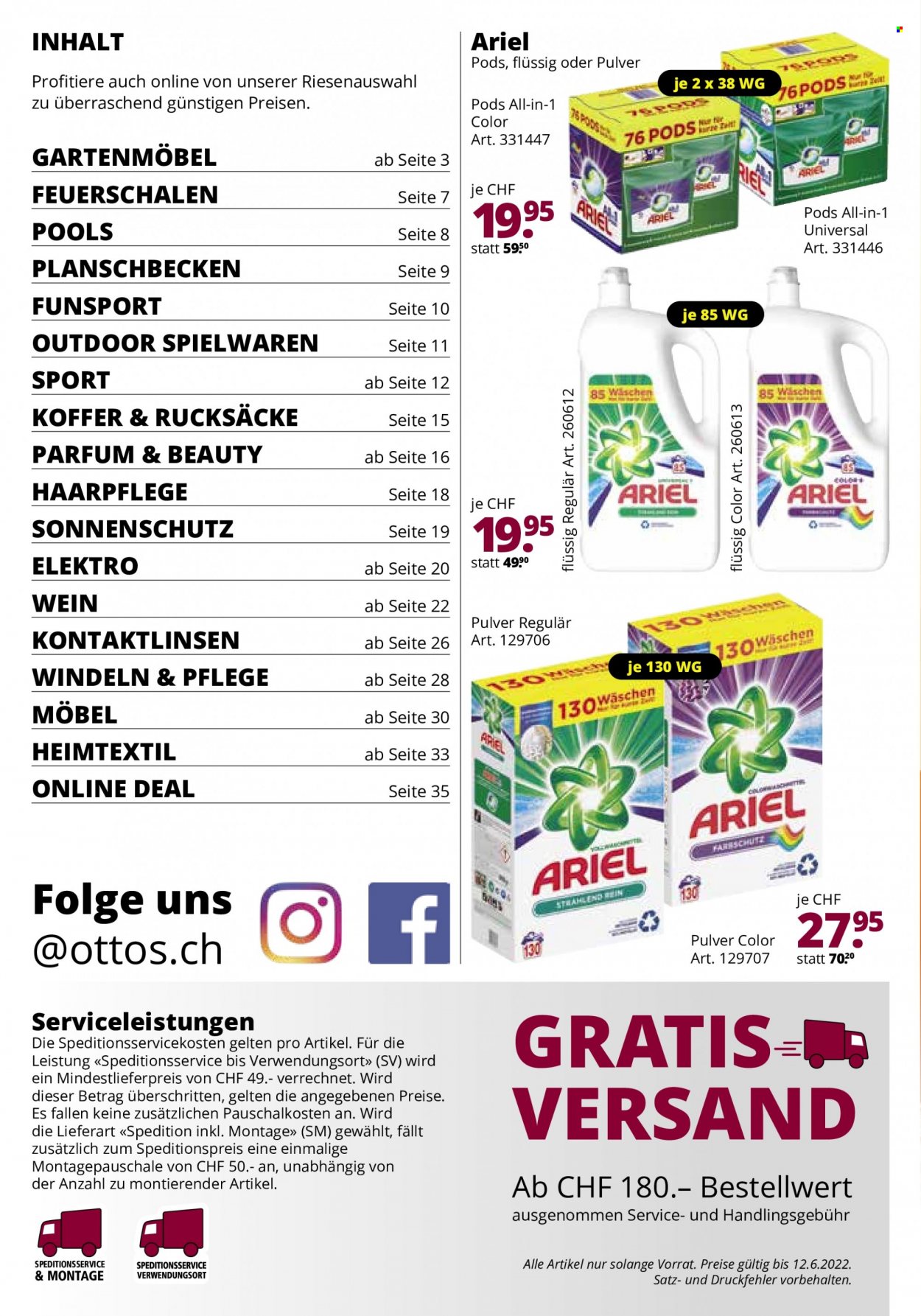 Volantino Otto's - 15.5.2022 - 12.6.2022. Pagina 2