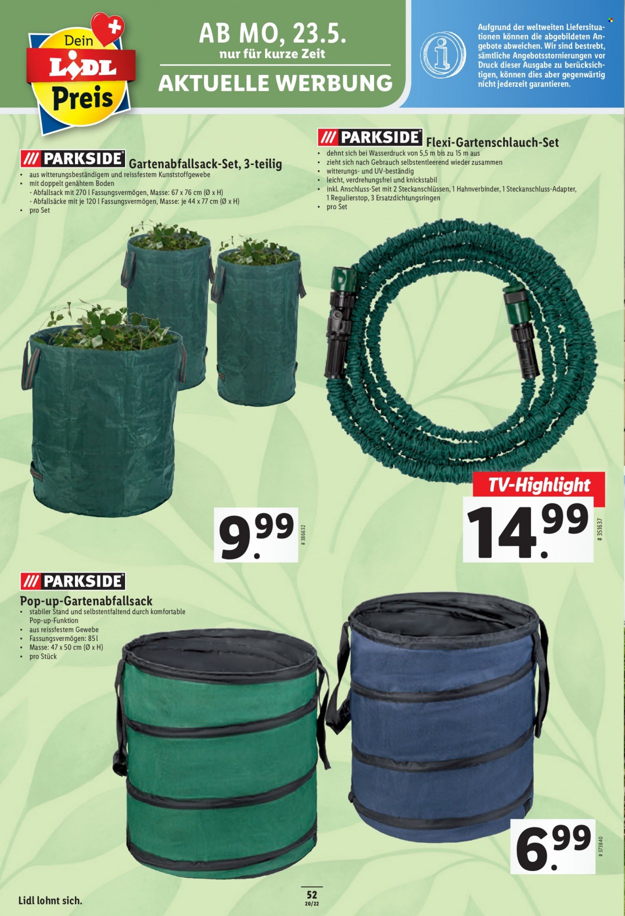 Prospekt Lidl - 19.5.2022 - 24.5.2022. Seite 52