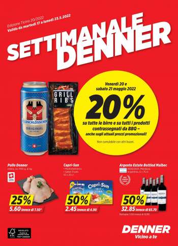 Prospekte Denner - 17.5.2022 - 23.5.2022.