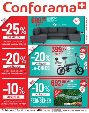 Catalogue Conforama - 18.5.2022 - 30.5.2022.