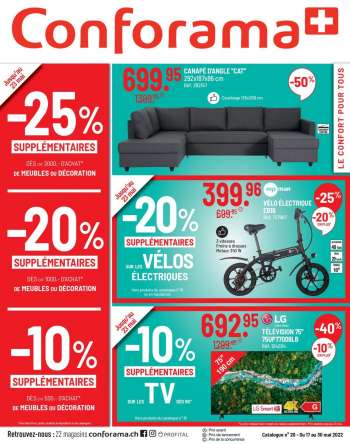 Catalogue Conforama - 17.5.2022 - 30.5.2022.