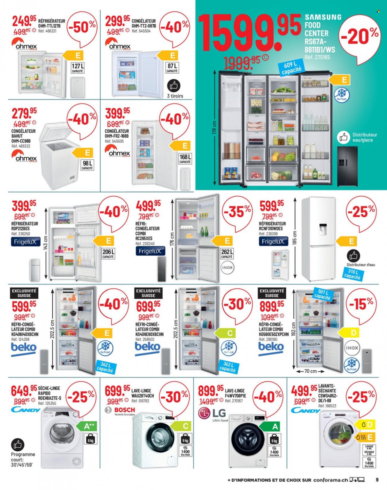 Volantino Conforama - 17.5.2022 - 30.5.2022. Pagina 9