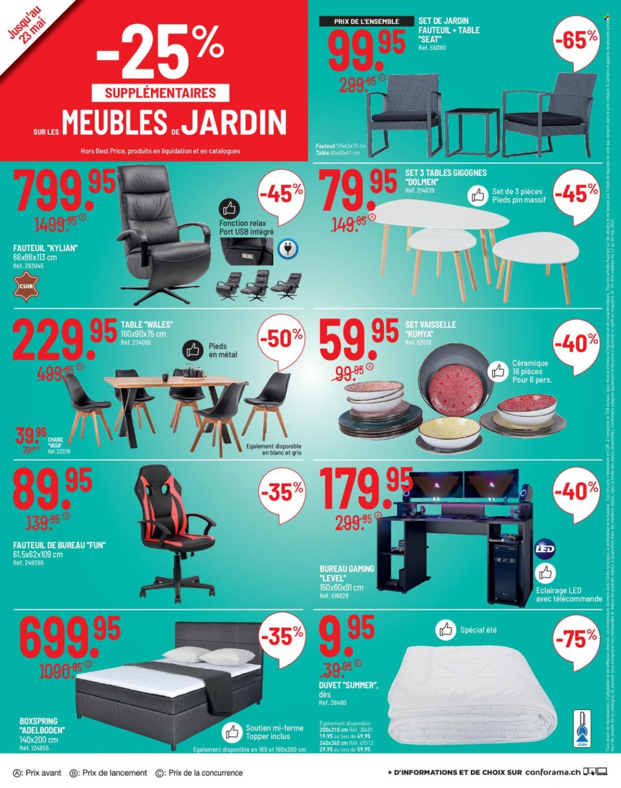Volantino Conforama - 17.5.2022 - 30.5.2022. Pagina 12
