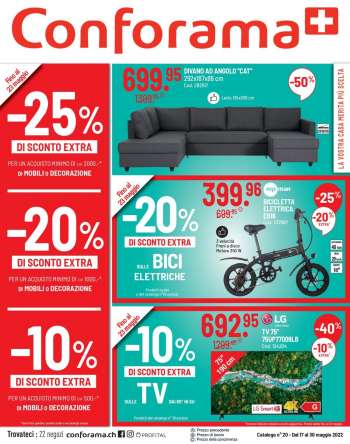Catalogue Conforama - 17.5.2022 - 30.5.2022.