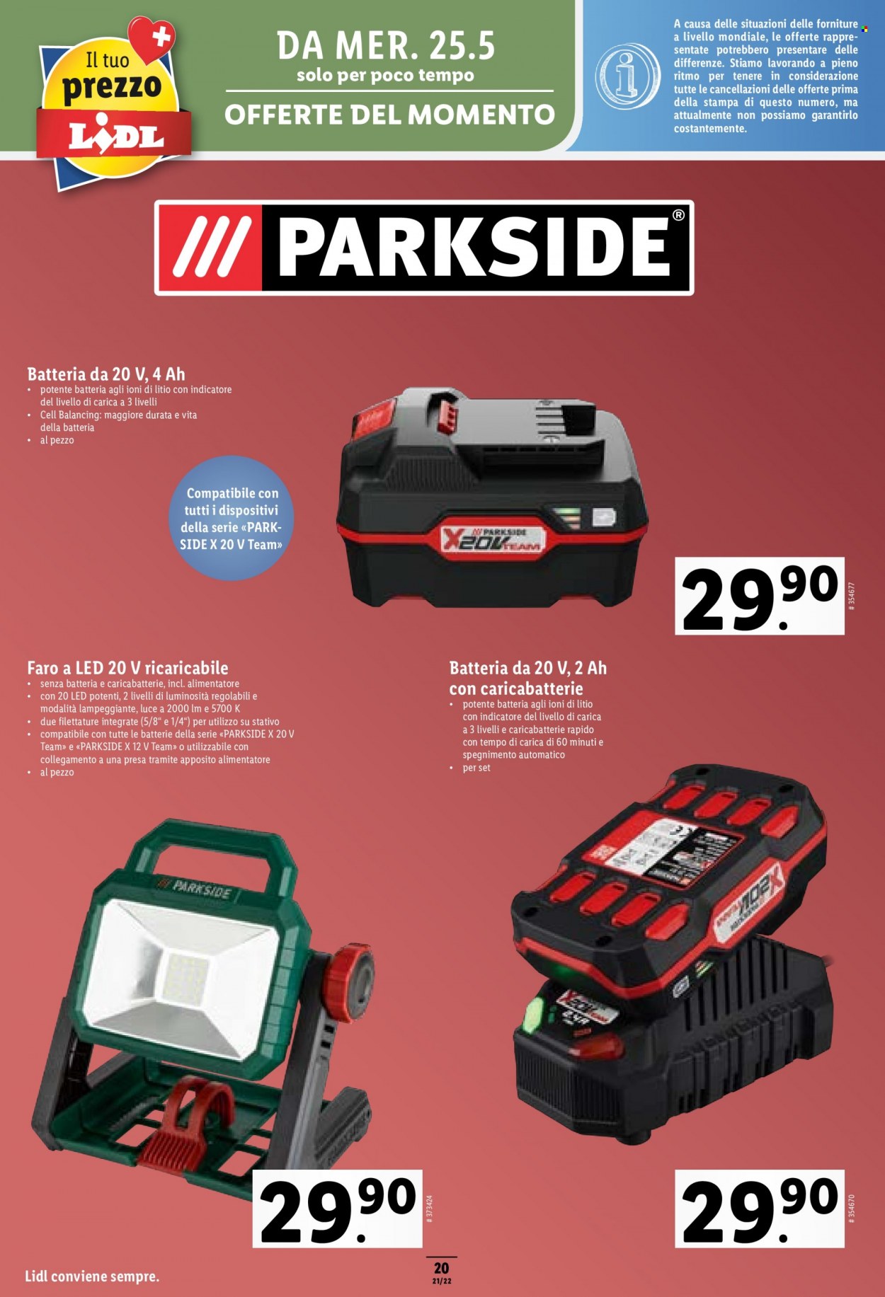 Prospekt Lidl - 25.5.2022 - 1.6.2022. Seite 20
