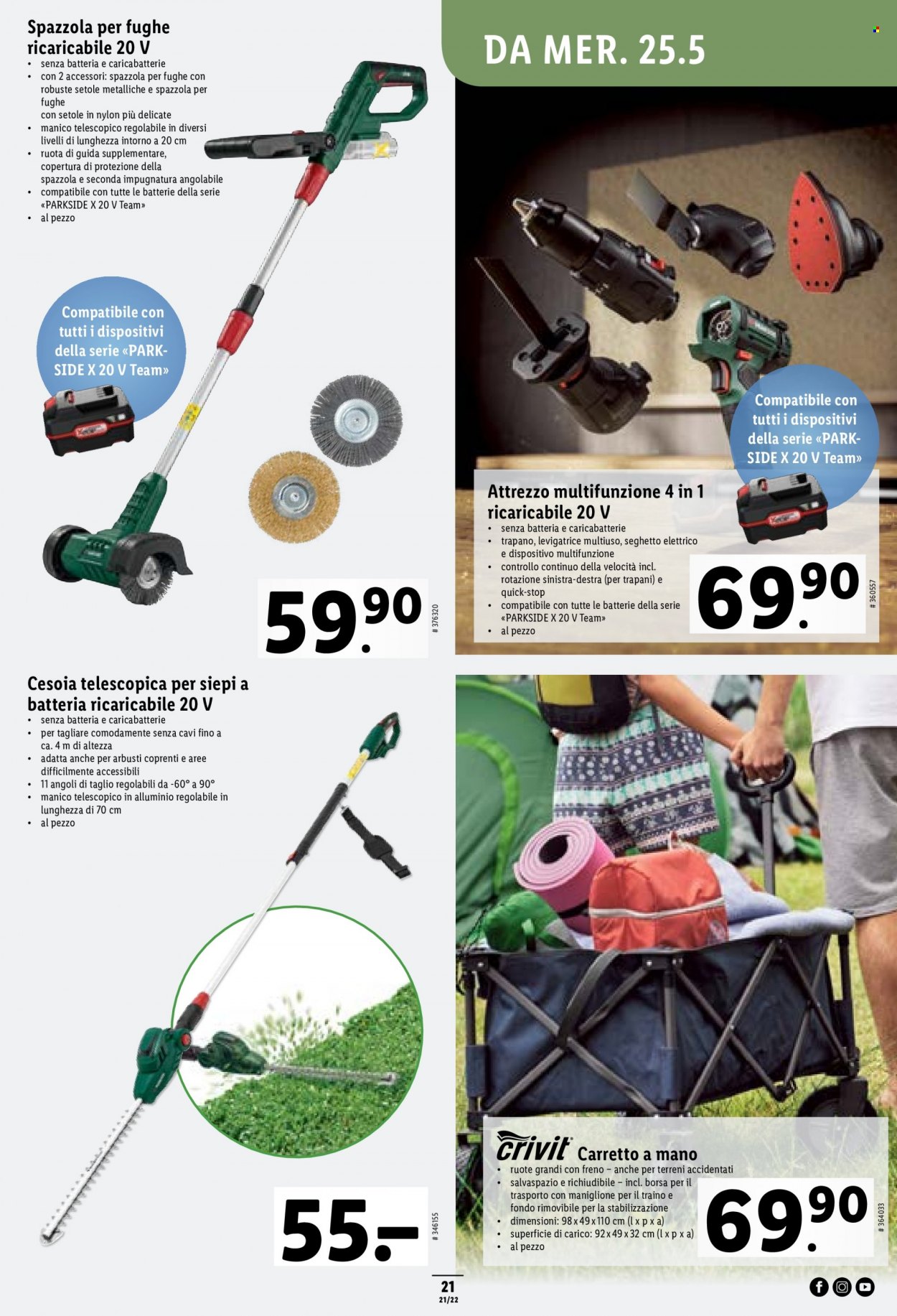Prospekt Lidl - 25.5.2022 - 1.6.2022. Seite 21