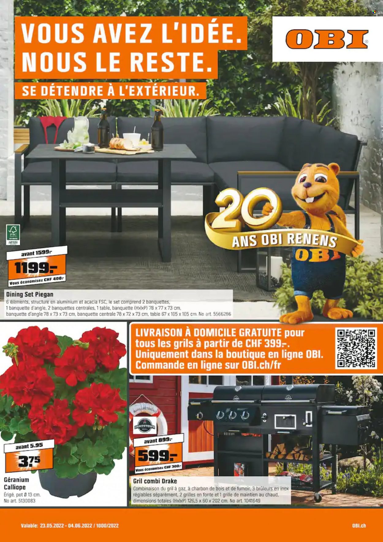 Volantino OBI - 23.5.2022 - 4.6.2022. Pagina 1