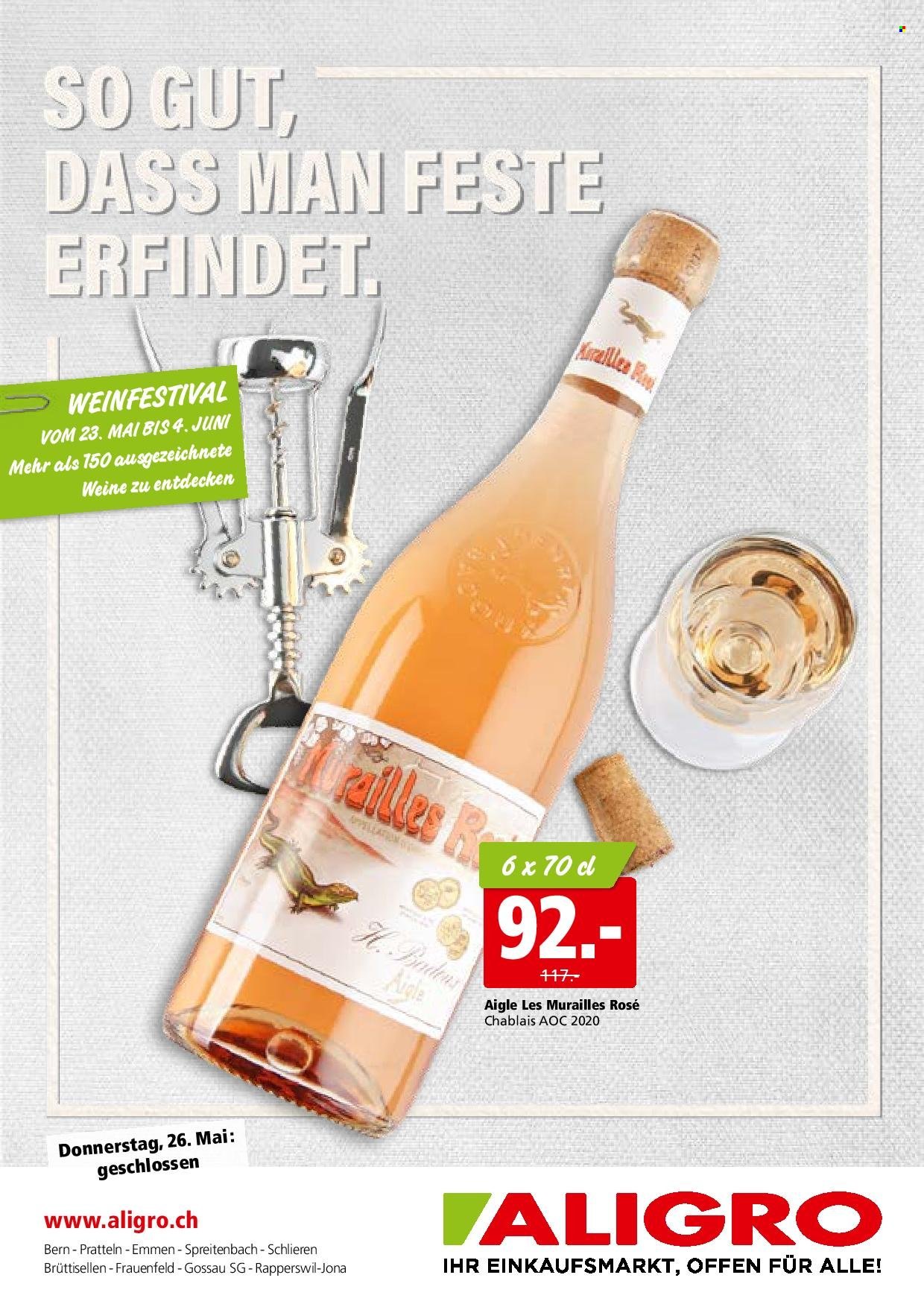 Prospekt ALIGRO - 23.5.2022 - 28.5.2022. Seite 1