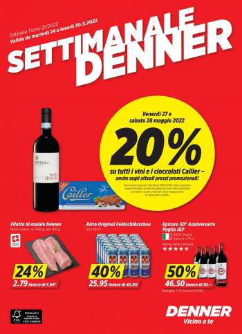 Catalogue Denner - 24.5.2022 - 30.5.2022.