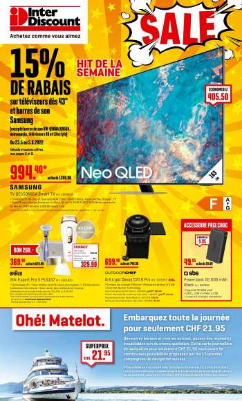 Catalogue Interdiscount - 23.5.2022 - 5.6.2022.