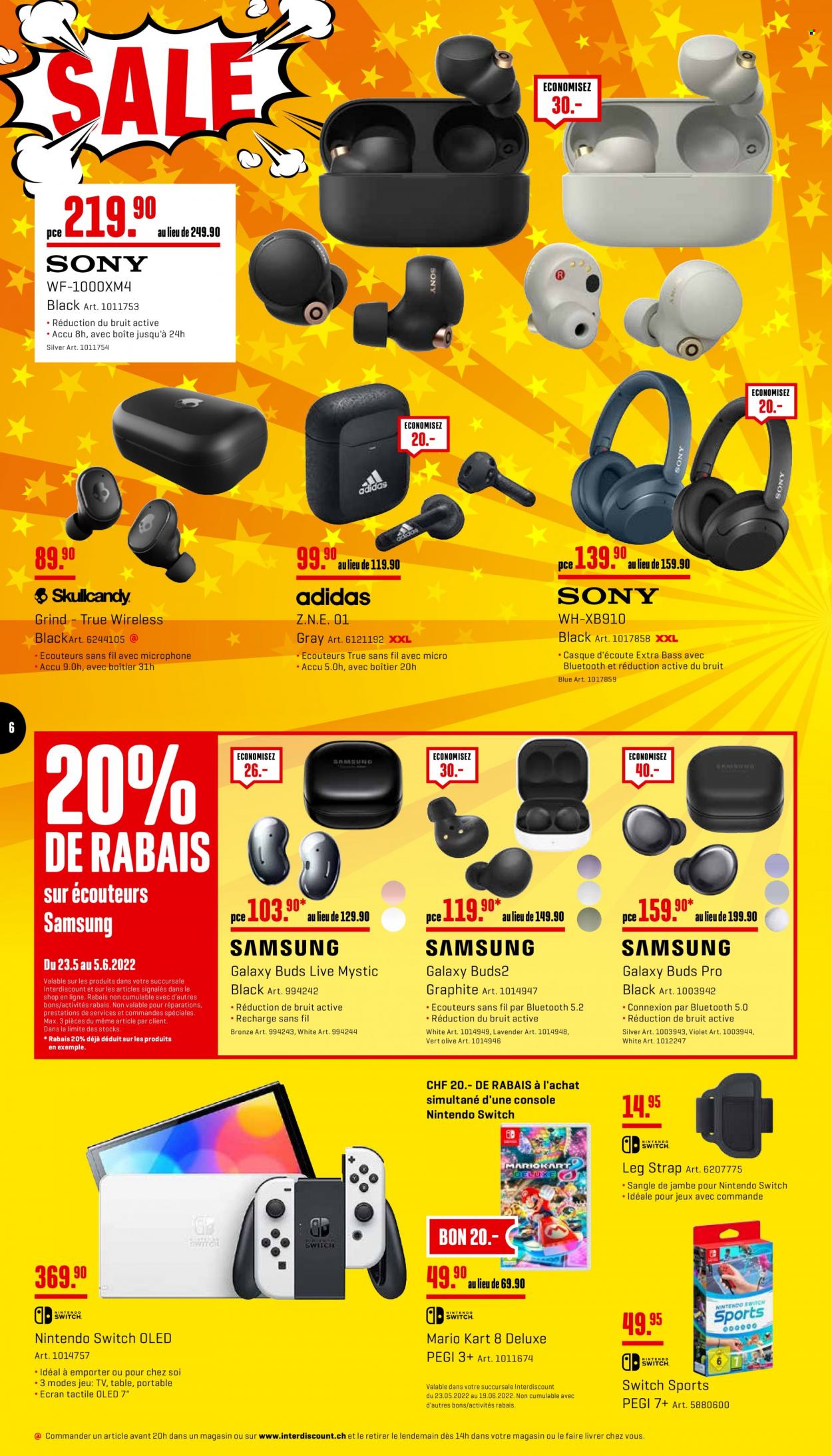 Prospekt Interdiscount - 23.5.2022 - 5.6.2022. Seite 6
