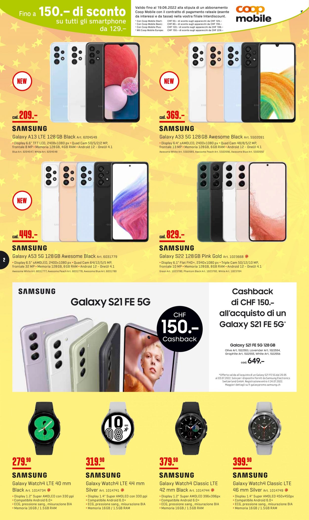 Volantino Interdiscount - 23.5.2022 - 5.6.2022. Pagina 2