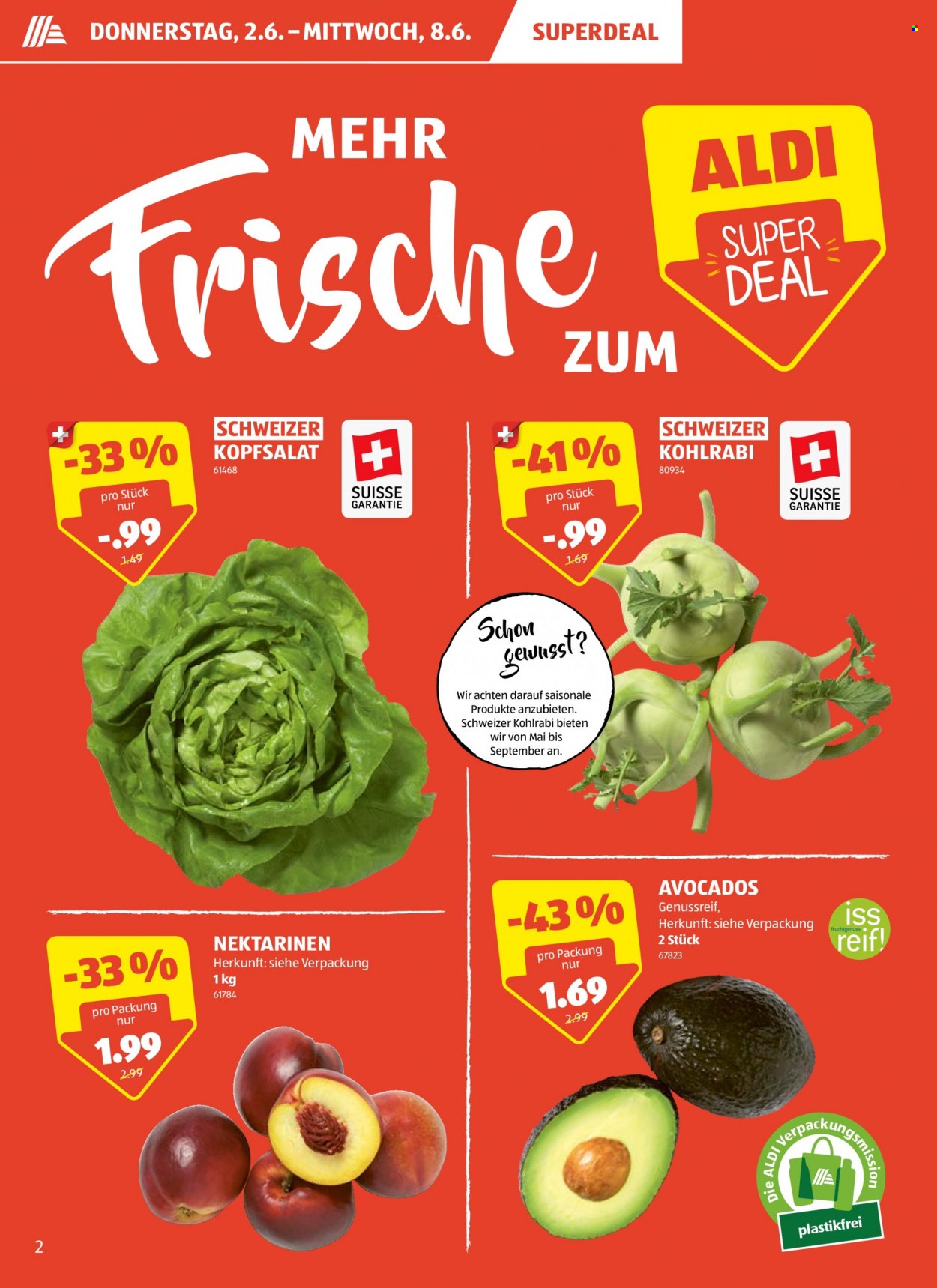 Prospekt Aldi - 2.6.2022 - 8.6.2022. Seite 2