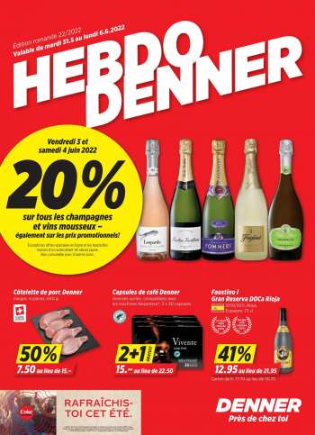 Catalogue Denner - 31.5.2022 - 6.6.2022.