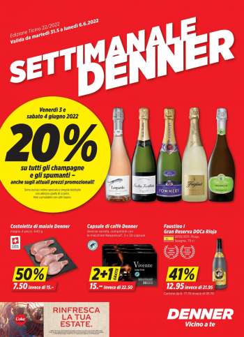 Catalogue Denner - 31.5.2022 - 6.6.2022.