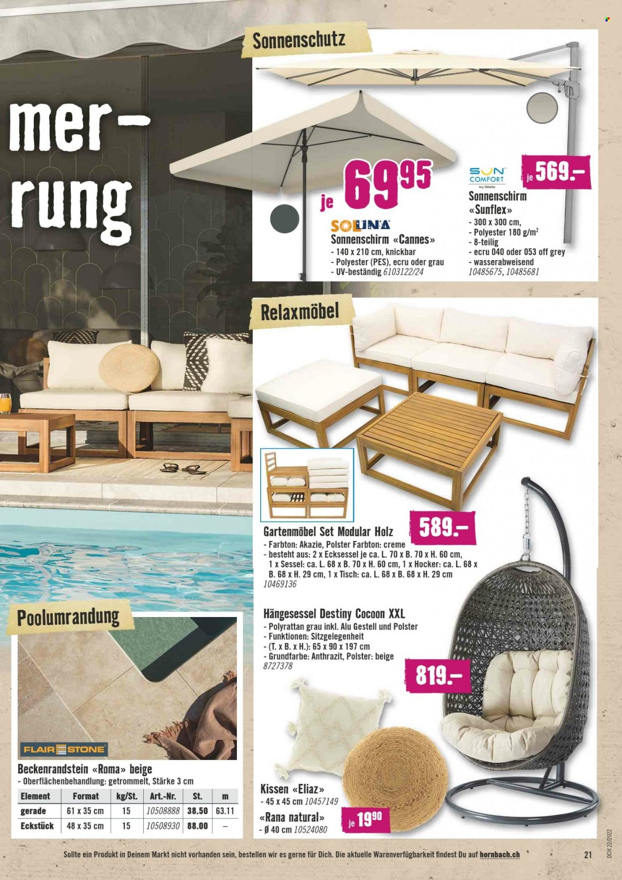 Volantino Hornbach - 30.5.2022 - 30.6.2022. Pagina 21