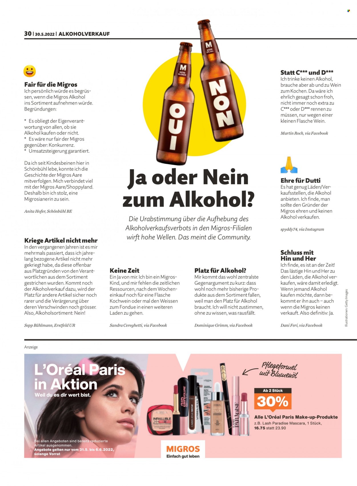 Volantino Migros - 30.5.2022 - 5.6.2022. Pagina 30