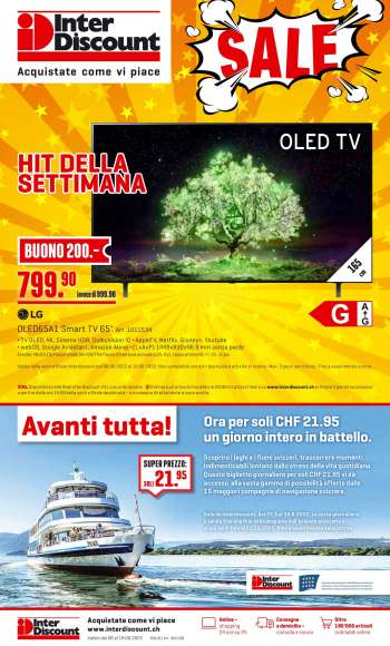 Volantino Interdiscount - 6.6.2022 - 19.6.2022.