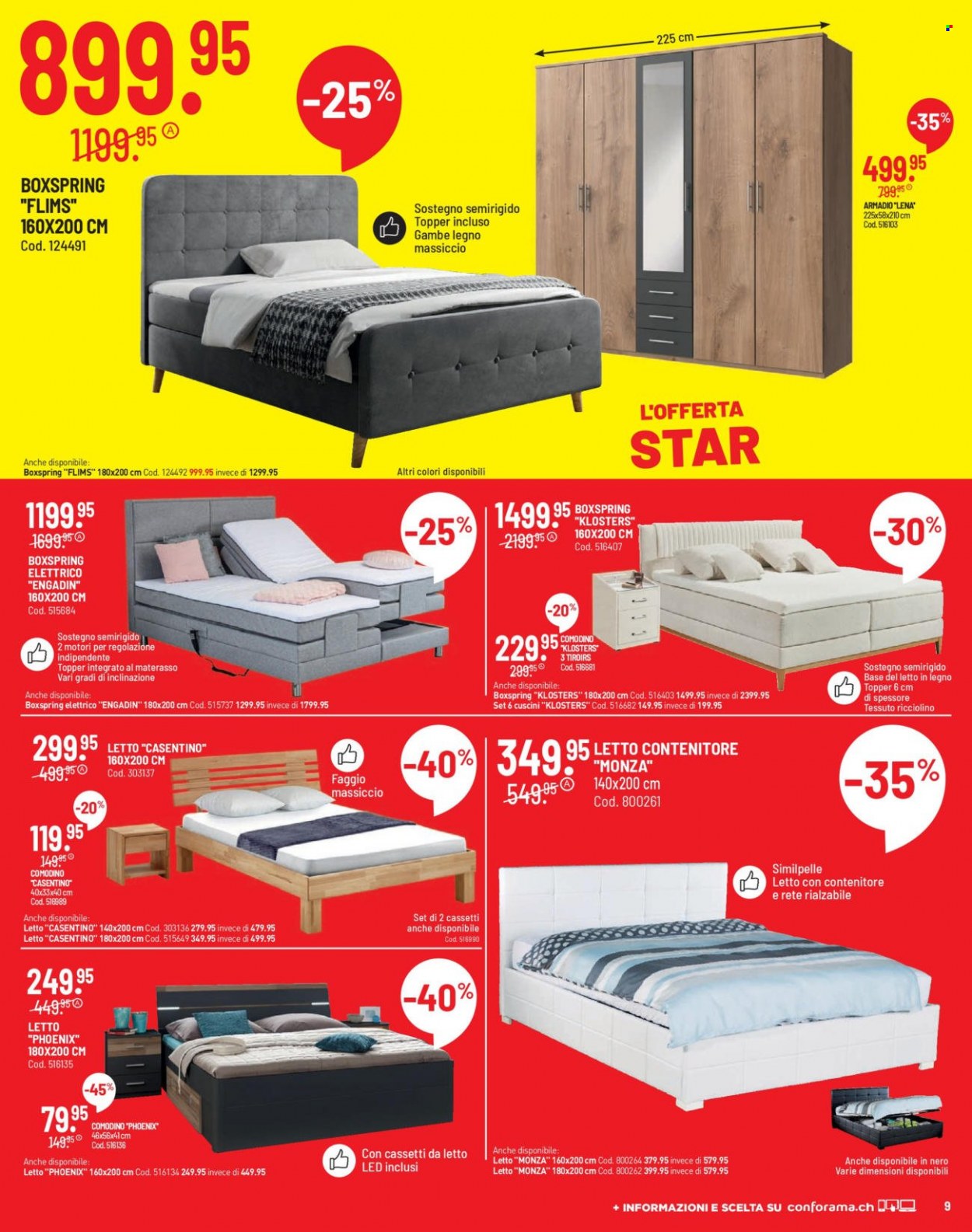 Volantino Conforama - 7.6.2022 - 23.6.2022. Pagina 9