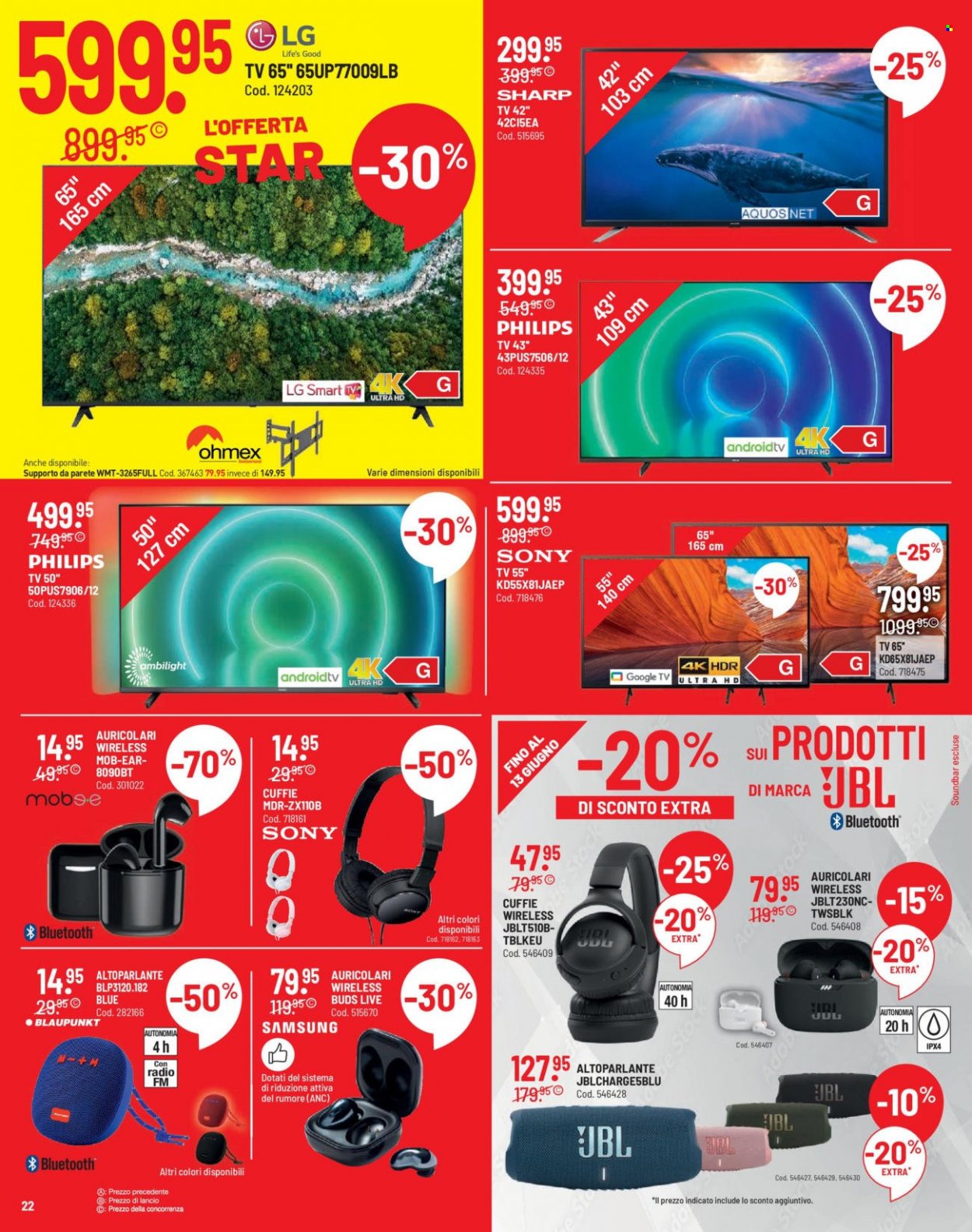 Volantino Conforama - 7.6.2022 - 23.6.2022. Pagina 22