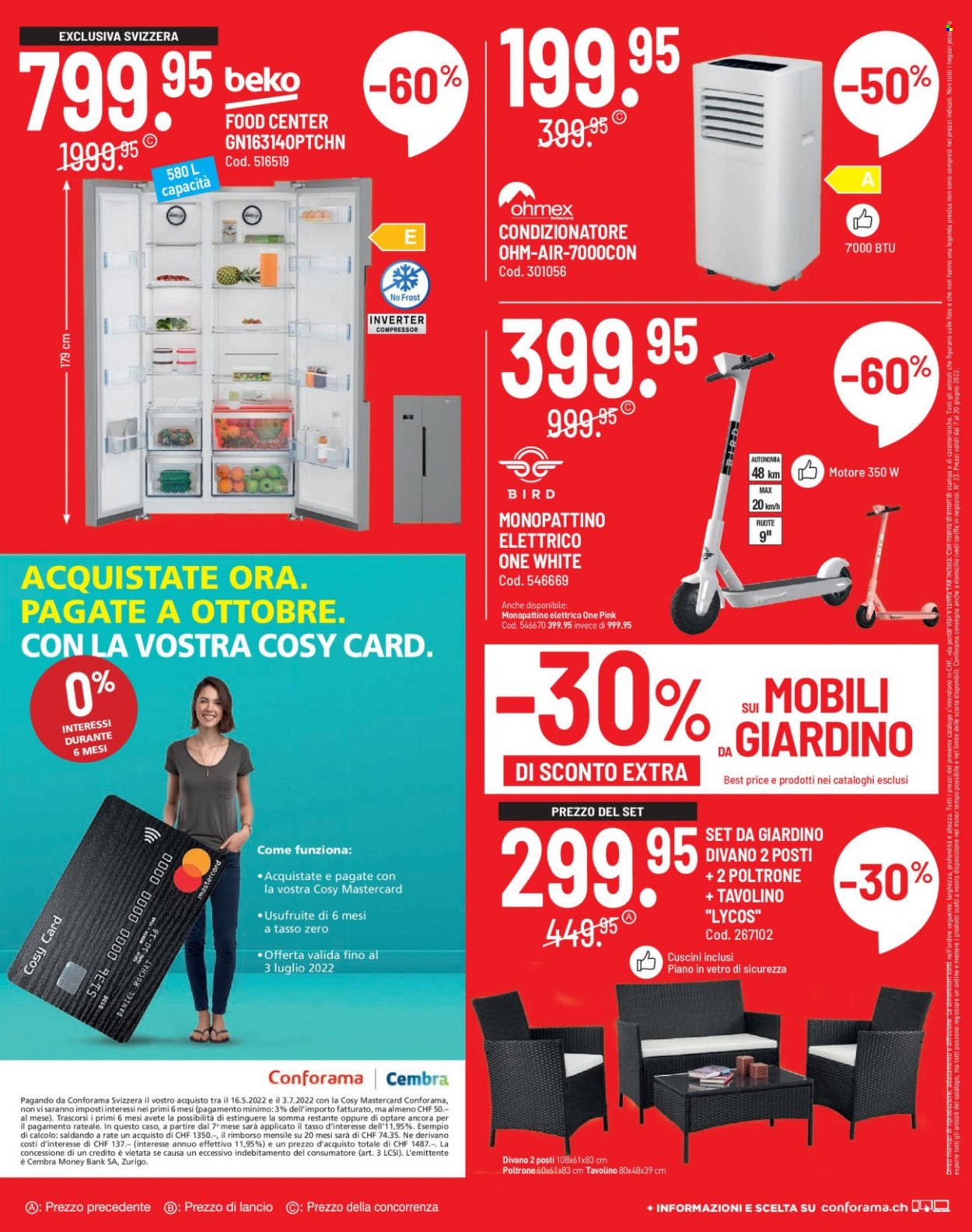 Volantino Conforama - 7.6.2022 - 23.6.2022. Pagina 24