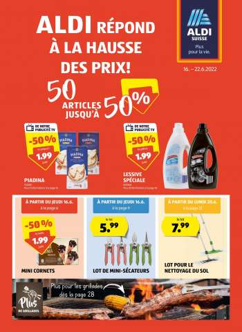 Volantino Aldi - 16.6.2022 - 22.6.2022.