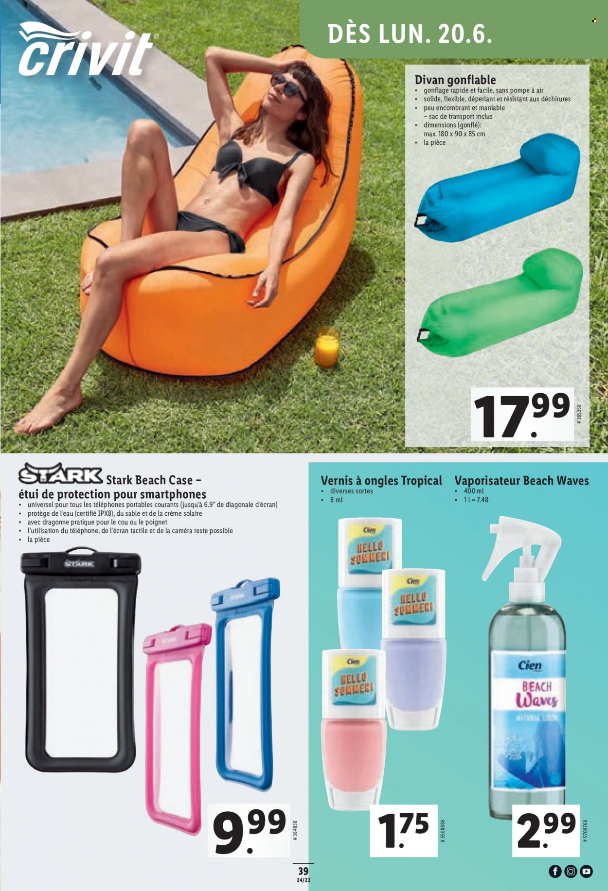 Catalogue Lidl - 16.6.2022 - 22.6.2022. Page 39