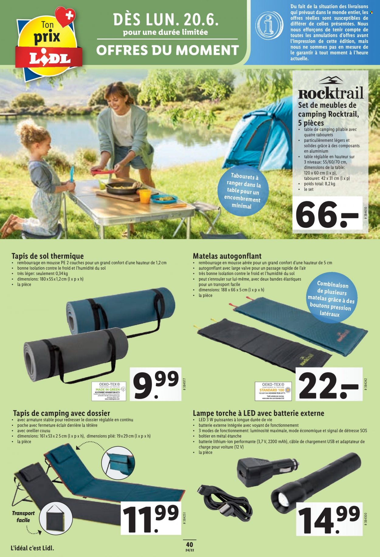 Catalogue Lidl - 16.6.2022 - 22.6.2022. Page 40
