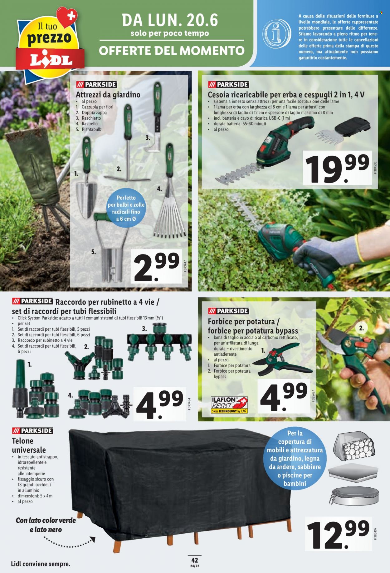 Volantino Lidl - 16.6.2022 - 22.6.2022. Pagina 42