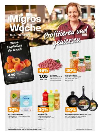 Prospekte Migros - 14.6.2022 - 20.6.2022.
