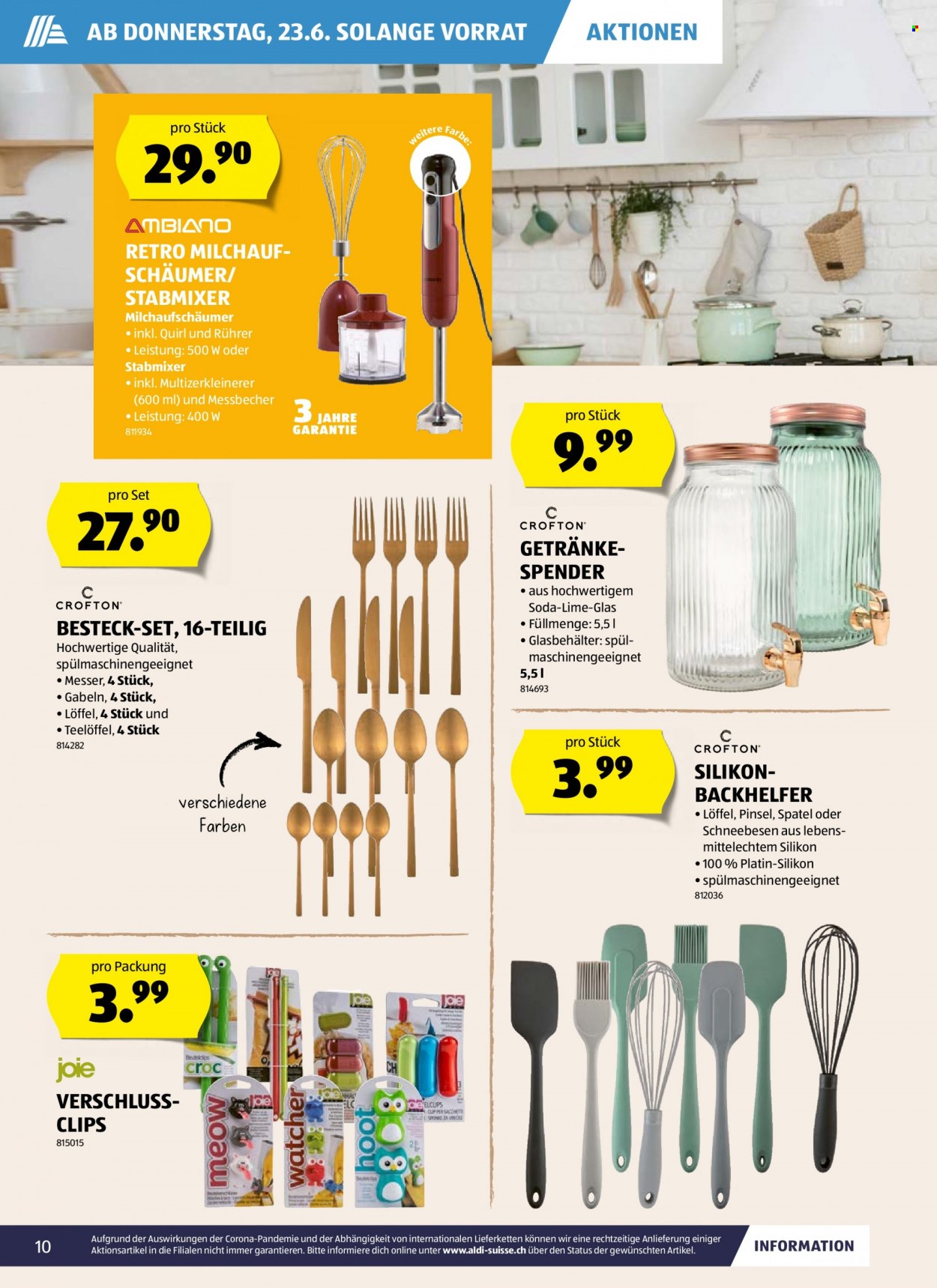 Volantino Aldi - 23.6.2022 - 29.6.2022. Pagina 10
