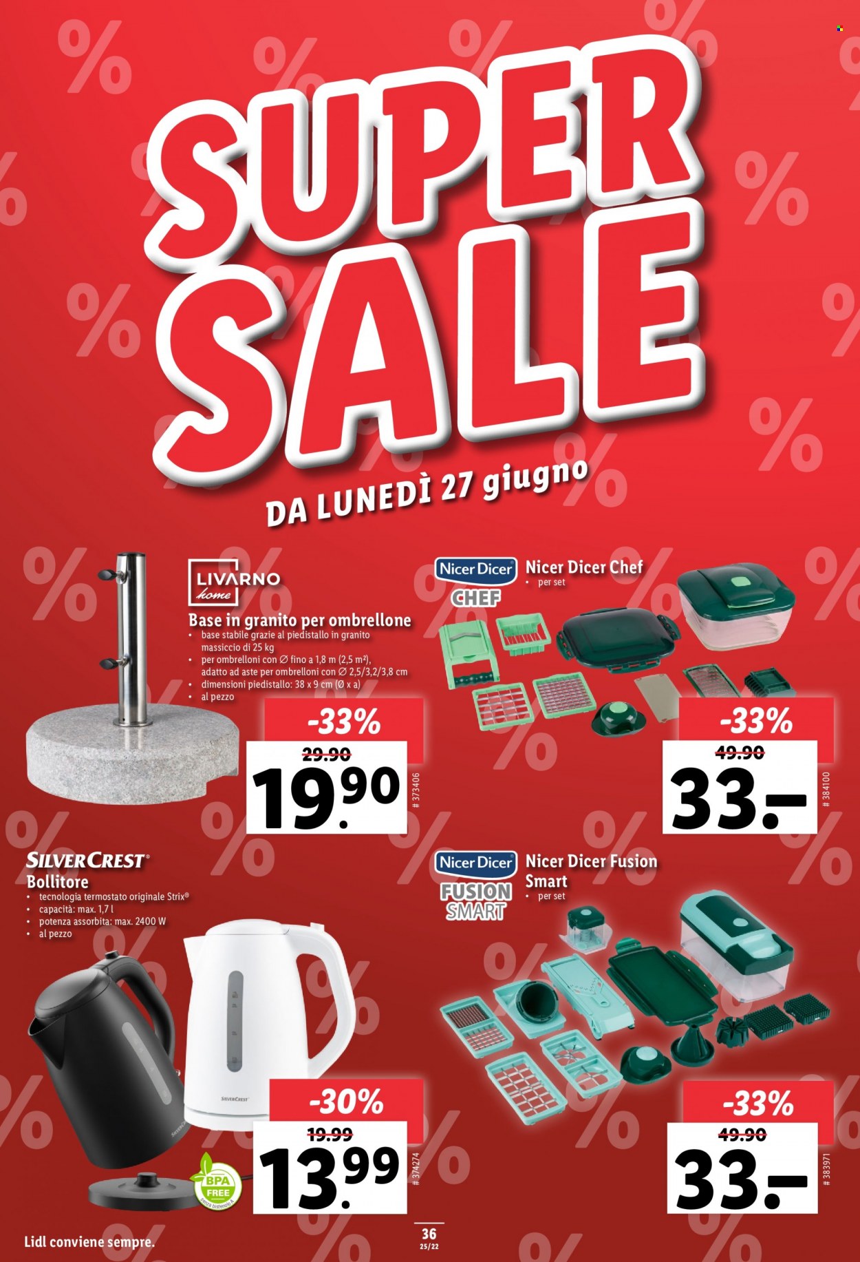 Volantino Lidl - 23.6.2022 - 29.6.2022. Pagina 36