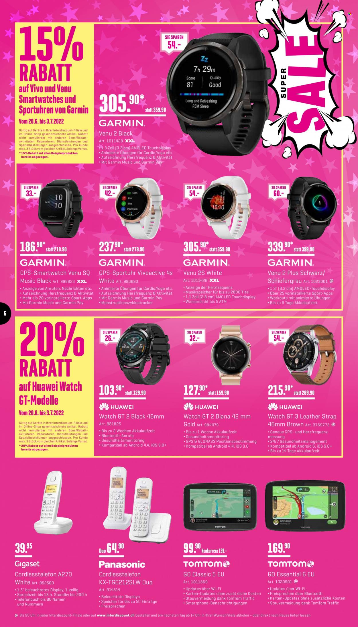Prospekt Interdiscount - 20.6.2022 - 3.7.2022. Seite 6