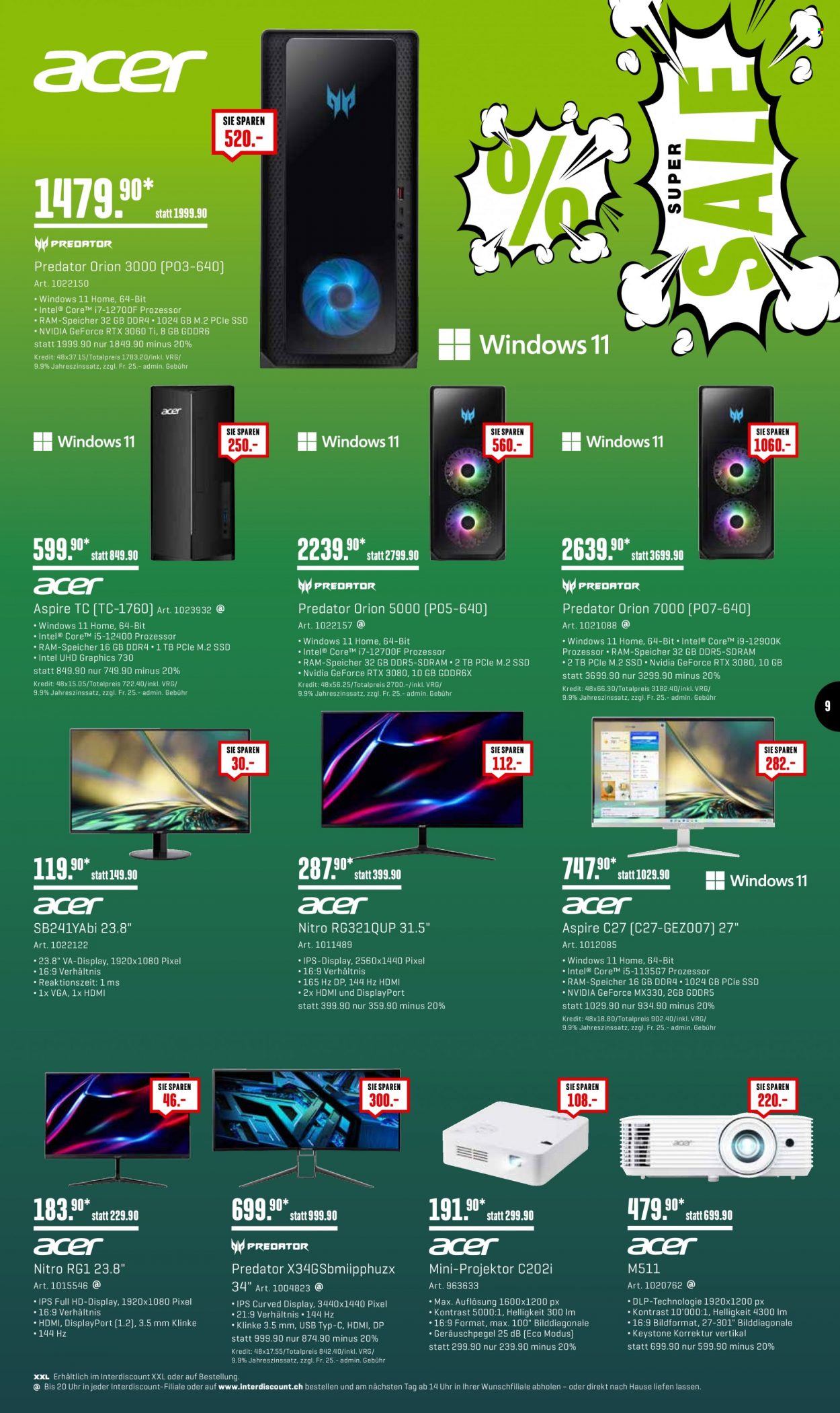 Prospekt Interdiscount - 20.6.2022 - 3.7.2022. Seite 9