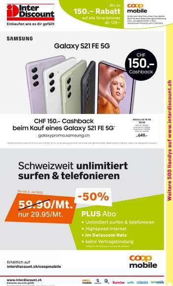 Catalogue Interdiscount - 20.6.2022 - 3.7.2022.