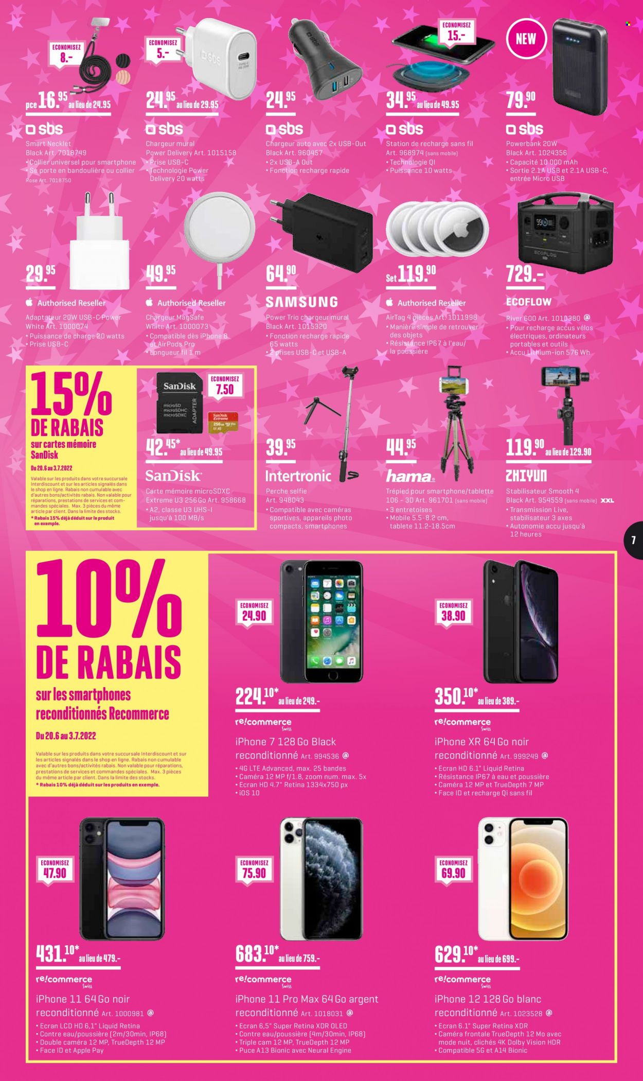 Catalogue Interdiscount - 20.6.2022 - 3.7.2022. Page 7