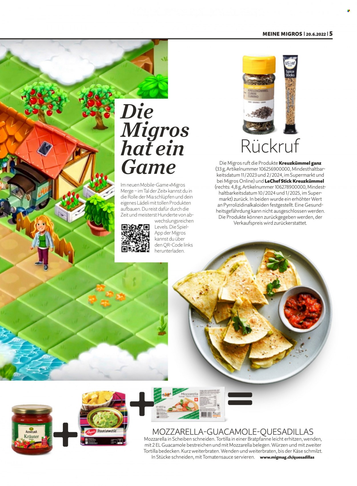 Catalogue Migros - 20.6.2022 - 26.6.2022. Page 5