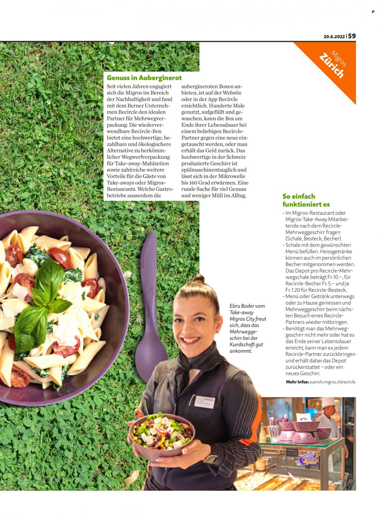 Catalogue Migros - 20.6.2022 - 26.6.2022. Page 59