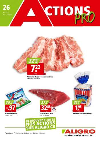 Prospekte ALIGRO - 27.6.2022 - 2.7.2022.