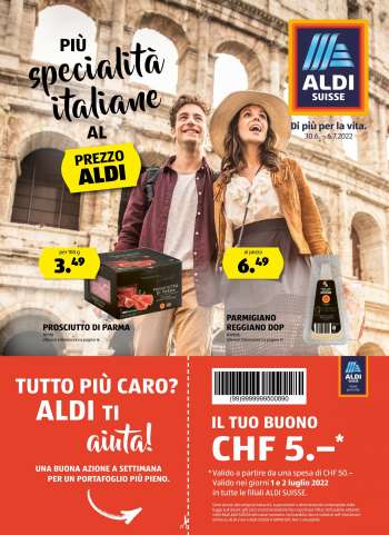 Volantino Aldi - 30.6.2022 - 6.7.2022.