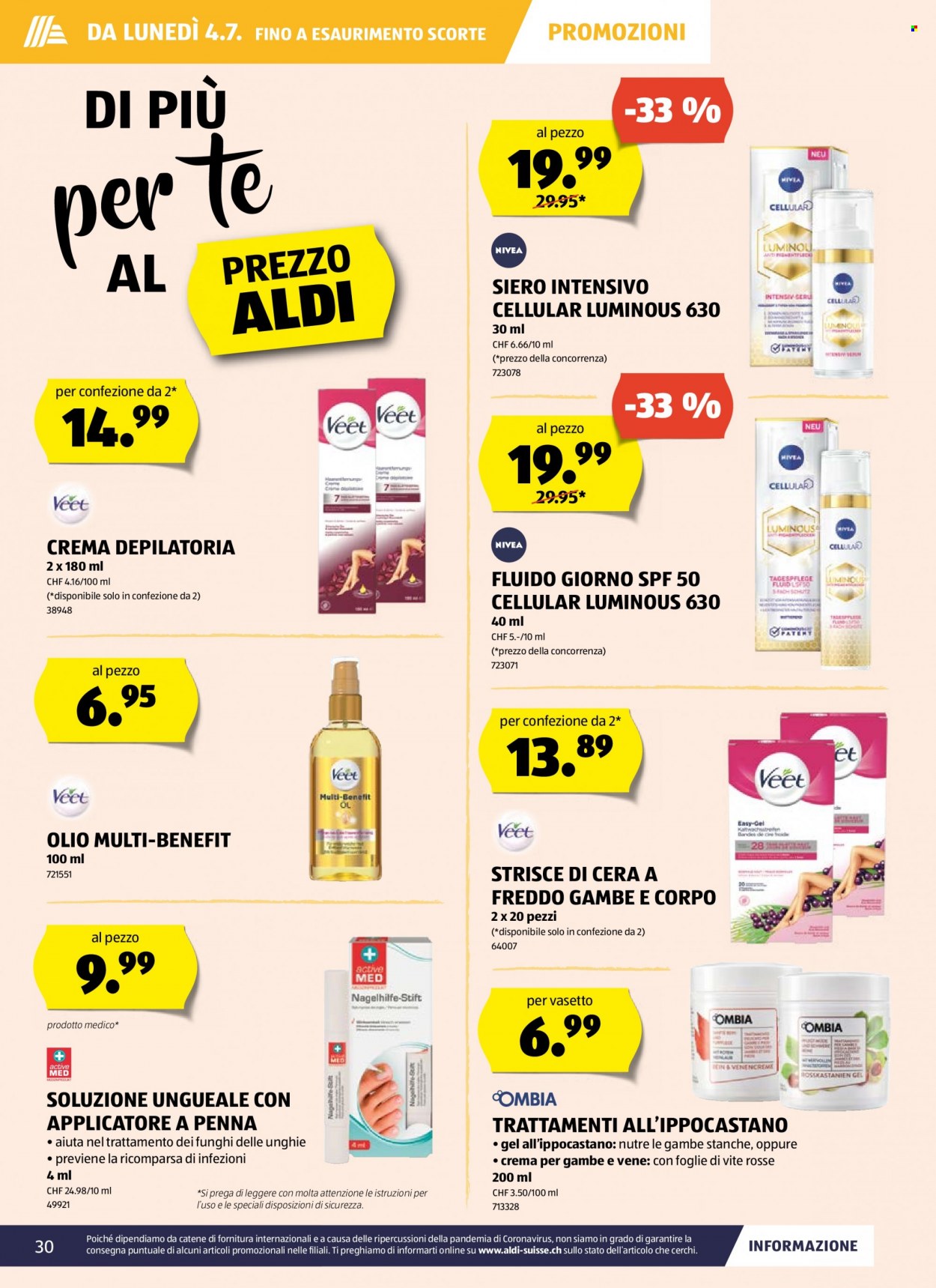 Volantino Aldi - 30.6.2022 - 6.7.2022. Pagina 30