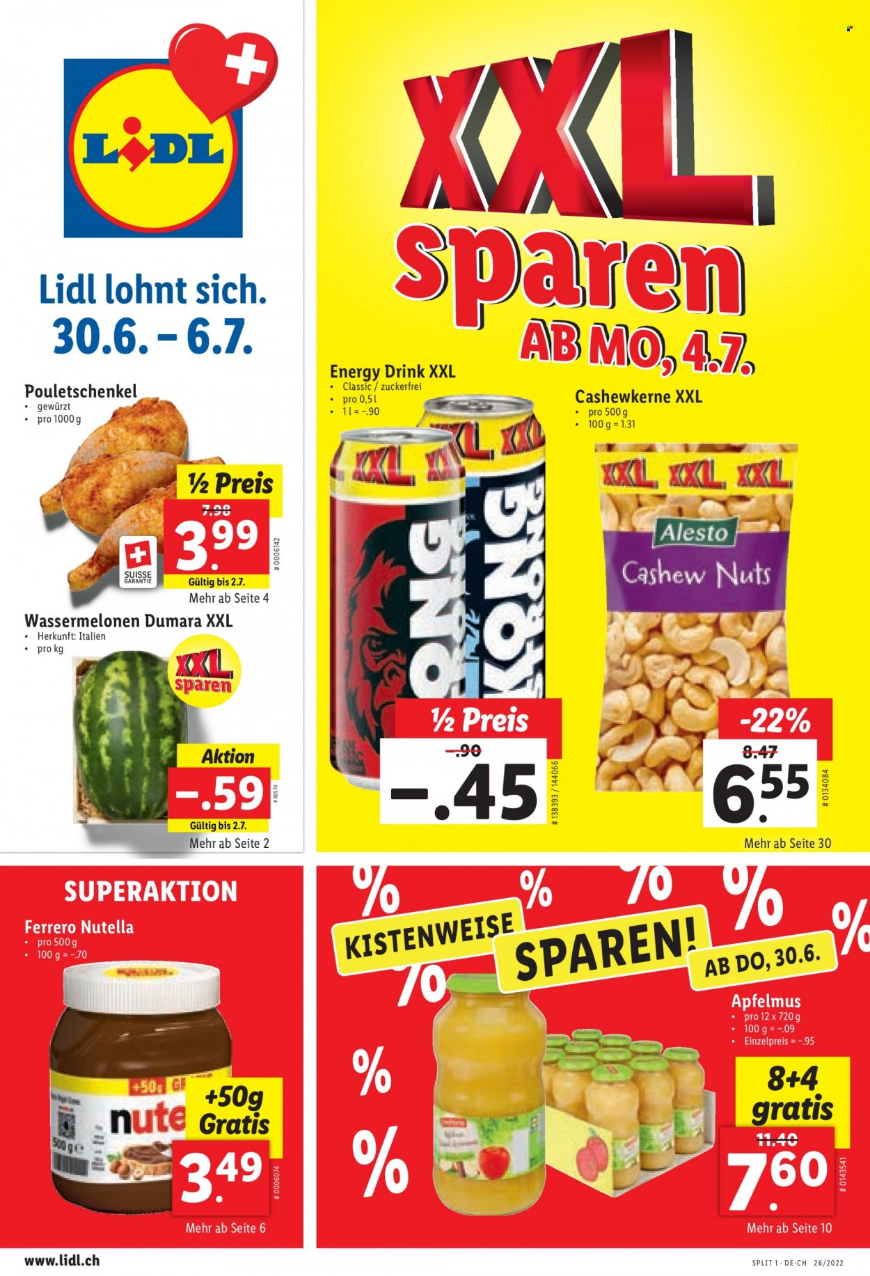 Volantino Lidl - 30.6.2022 - 6.7.2022. Pagina 1