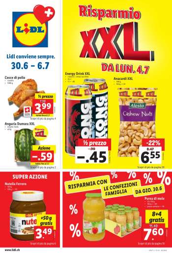 Volantino Lidl - 30.6.2022 - 6.7.2022.