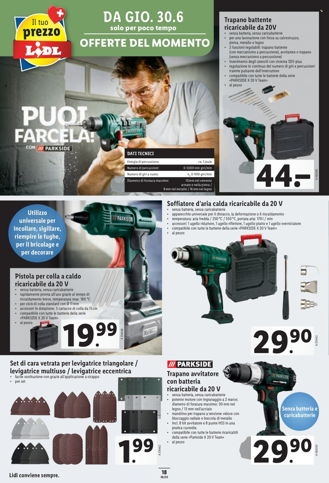 Volantino Lidl - 30.6.2022 - 6.7.2022. Pagina 18