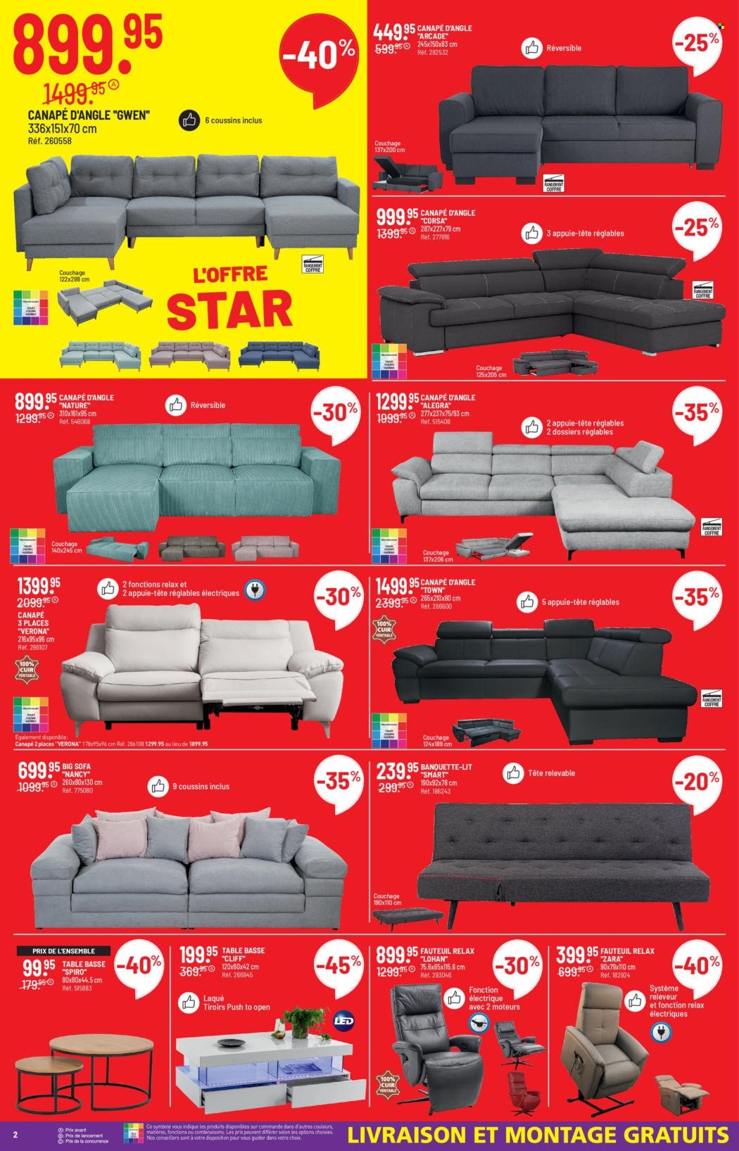 Volantino Conforama - 27.6.2022 - 11.7.2022. Pagina 2
