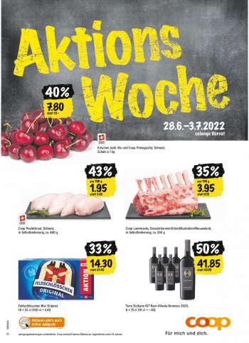 Prospekte Coop - 28.6.2022 - 3.7.2022.