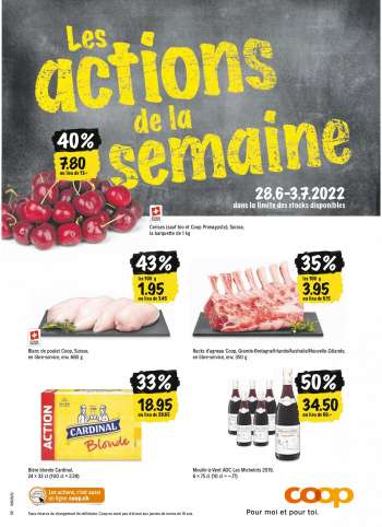 Prospekte Coop - 28.6.2022 - 3.7.2022.