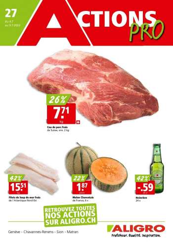 Volantino ALIGRO - 4.7.2022 - 9.7.2022.